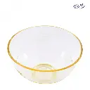 TAZA DE HULE GRANDE VALDI TRANSPARENTE