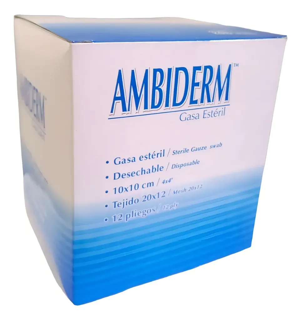 Gasa Esteril AMBIDERM 10X10