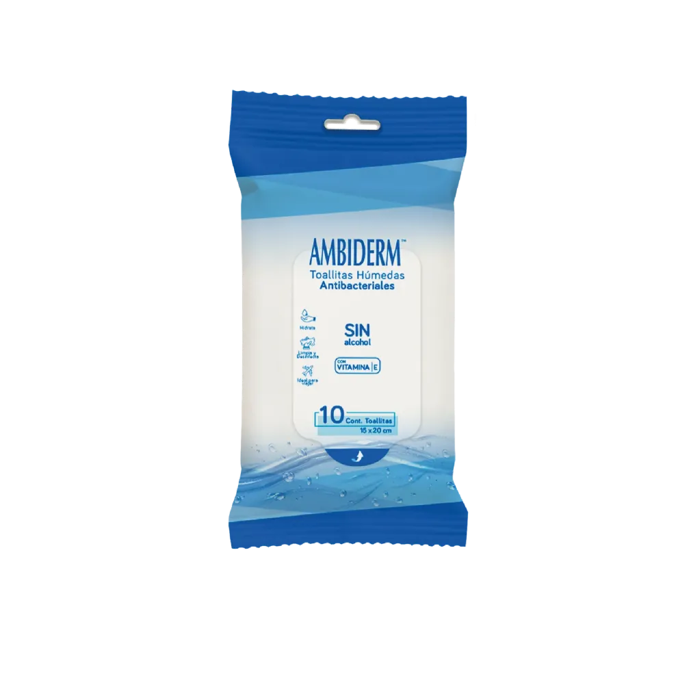 TOALLITAS HUMEDAS (10u) AMBIDERM