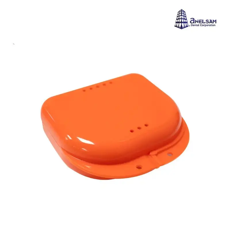 [WUHANCONAR] CAJA ORTHO PLATICO SIN CORDON NARANJA