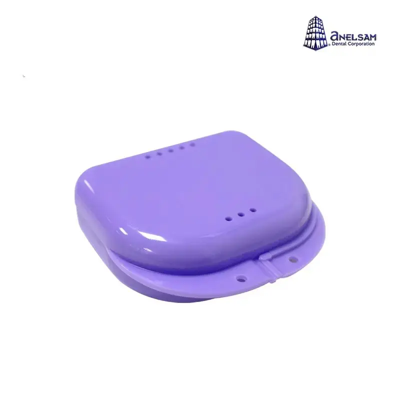[WUHANCOMOR] CAJA ORTHO PLATICO SIN CORDON MORADO