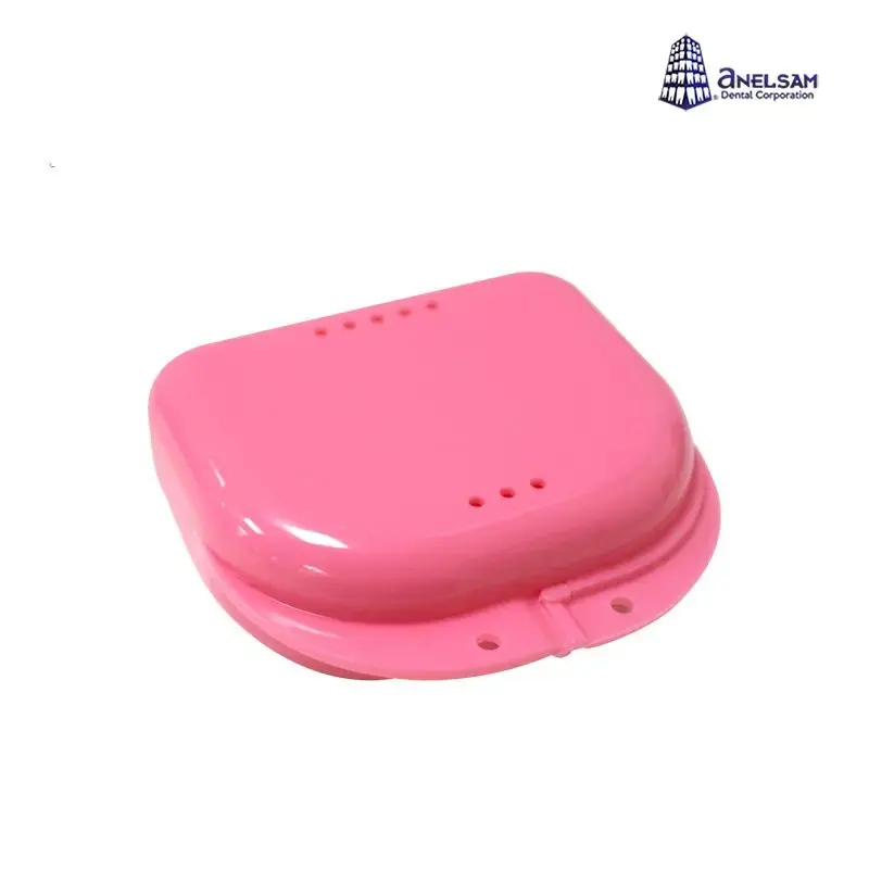 [WUHANCOROS] CAJA ORTHO PLATICO SIN CORDON ROSA