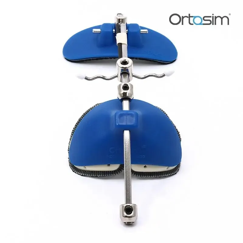 MASCARA FACIAL CON VASTAGO CUADRADO AZUL