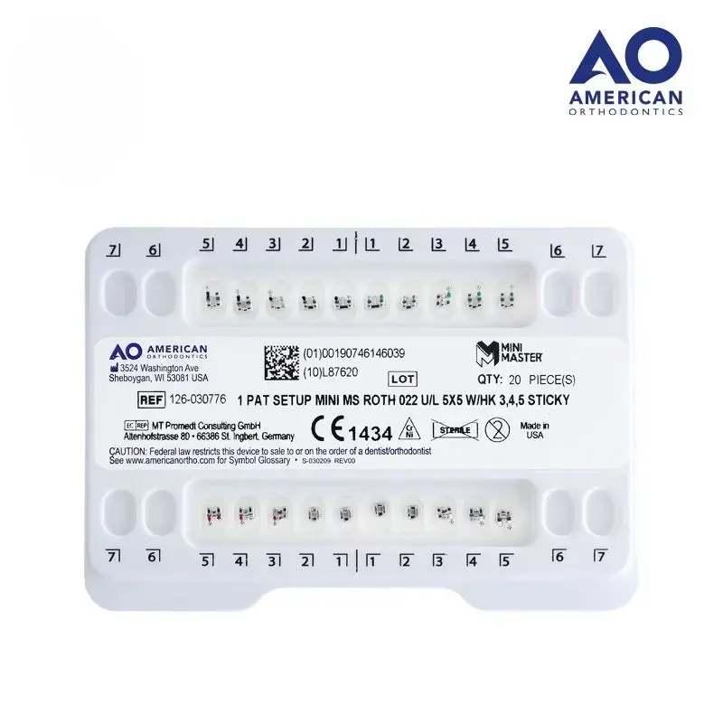 [AOB126-030776] BRACKETS MINI ROTH .022 JGO 