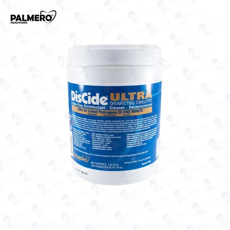 [PALMERO60DIS] TOALLAS DESINFECTANTES DISCIDE CON 160 TIPO SANICLOTH