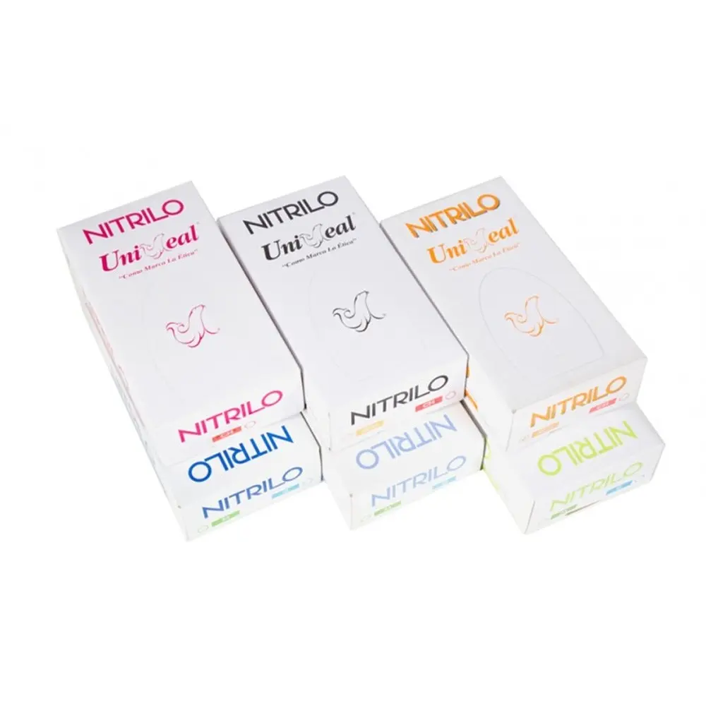 [UNISXN] Uniseal Nitrilo Guantes (XCH, Negro)
