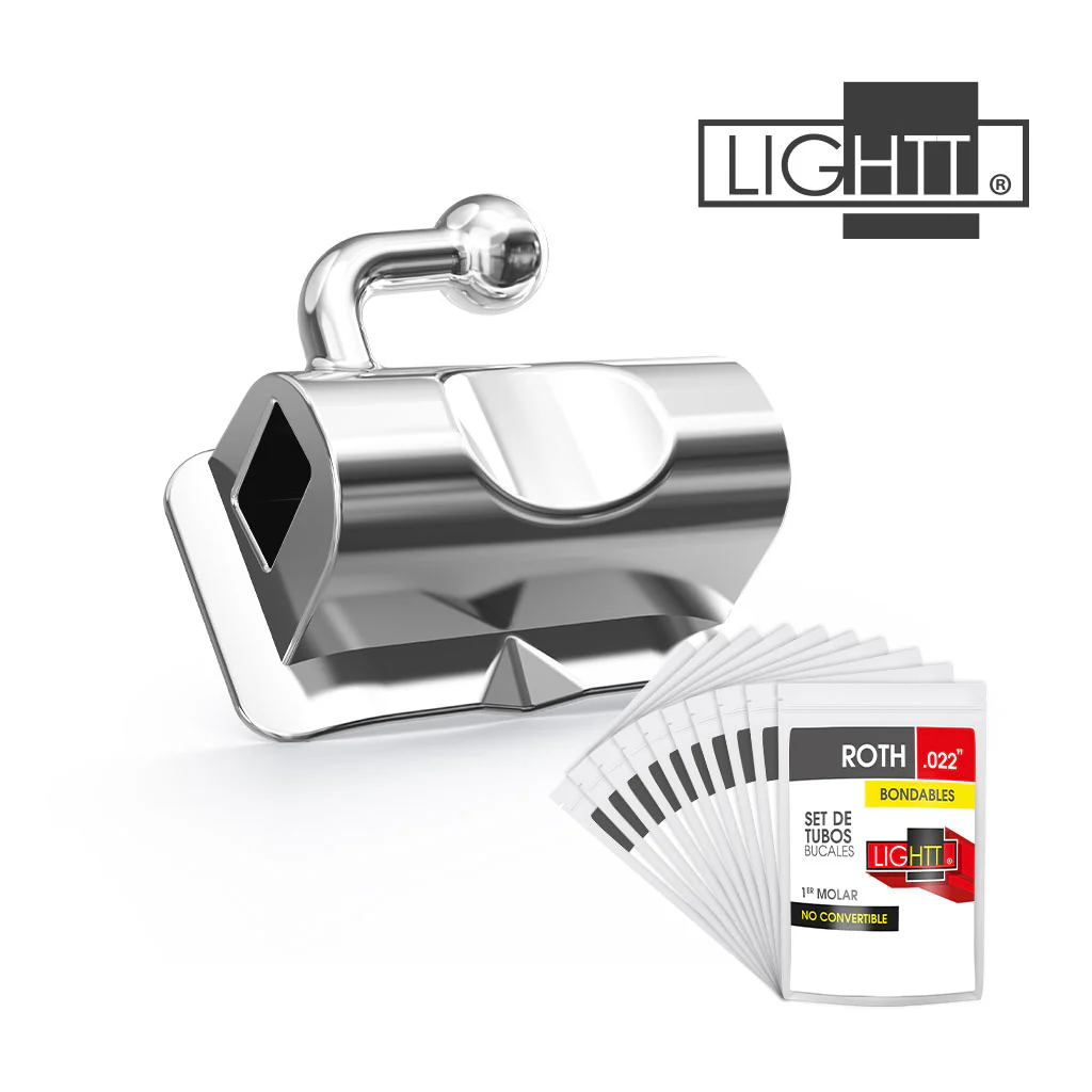Combo 10 Set de tubos Roth LIGHTT Bondable .1er Molar 