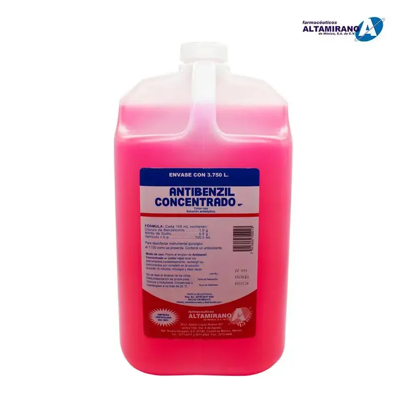 ANTIBENZIL CONCENTRADO 3.750 ROJO