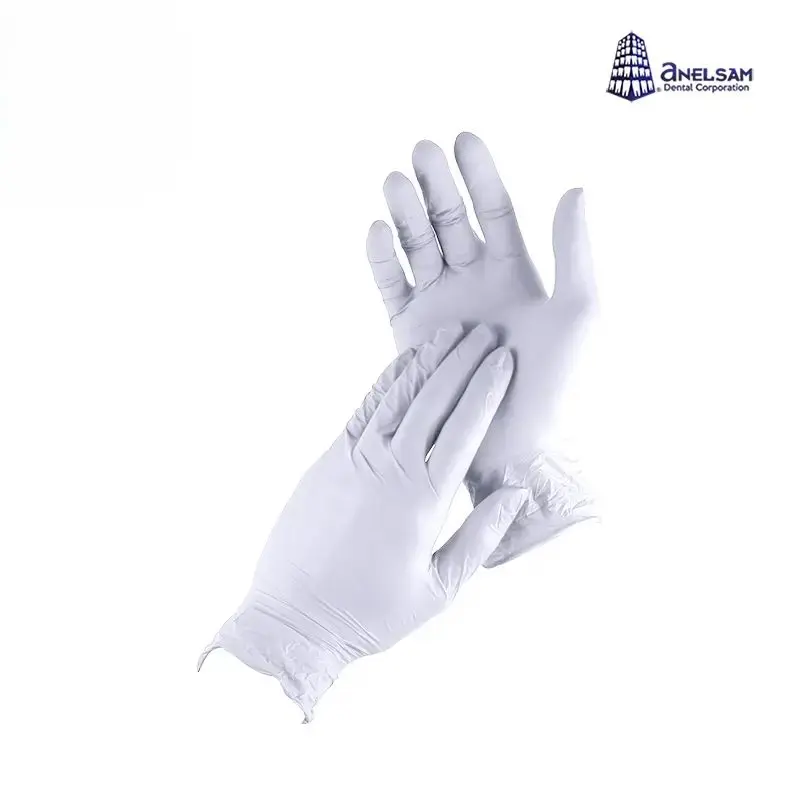 GUANTES LIBRES DE POLVO EXTRA CHICO CON 100 PIEZAS ANELSAM