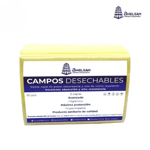 [ZHEJIANCAMA] CAMPOS BOLSA CON 50 AMARILLO ANELSAM