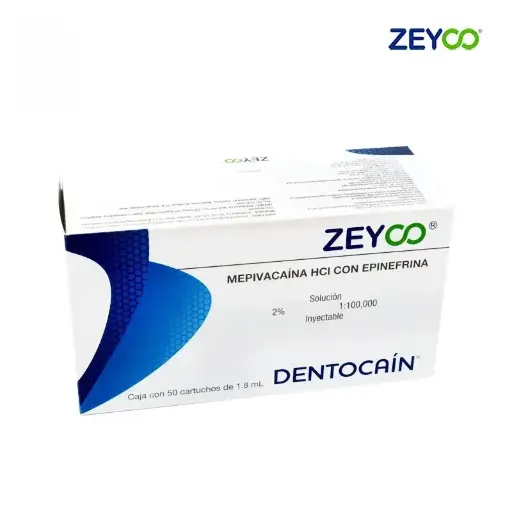 [ADZD2410B] DENTOCAIN 2% ANESTESIA CON 50 CARTUCHO PLASTICO