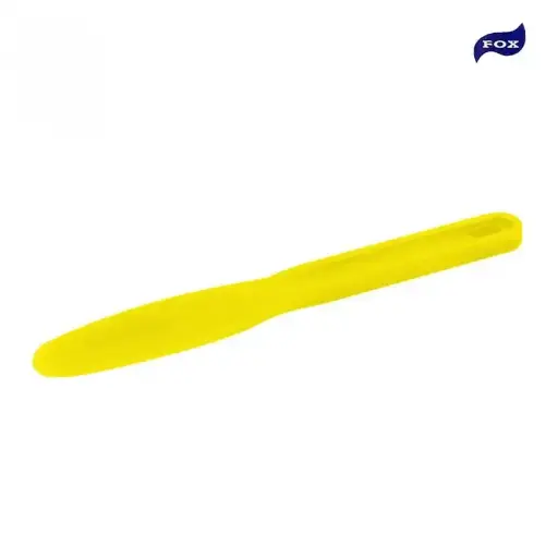 [FOXAMA] ESPATULA PLASTICO ALGINATO FOX AMARILLO