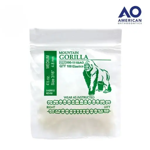 [AOO9000-111] LIGAS INTRAORALES 4.5oz. 3/16 GORILA