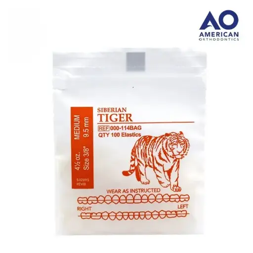[AO12000-114] LIGAS INTRAORALES 4.5oz. 3/8 TIGRE