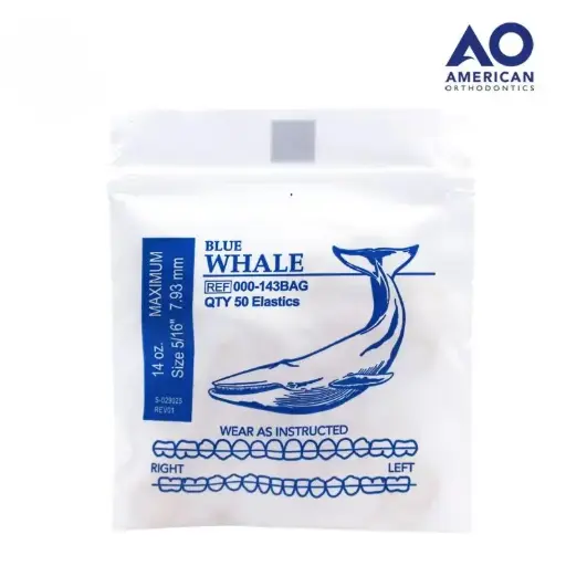 [AOO5000-143] LIGAS EXTRAORALES 14oz 5/16 BLUE WHALE