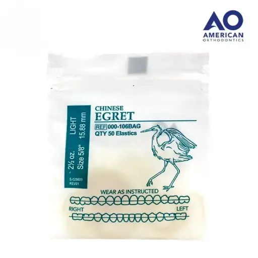 [AOO6000-106] LIGAS INTRAORALES 2.5oz. 5/8 EGRET
