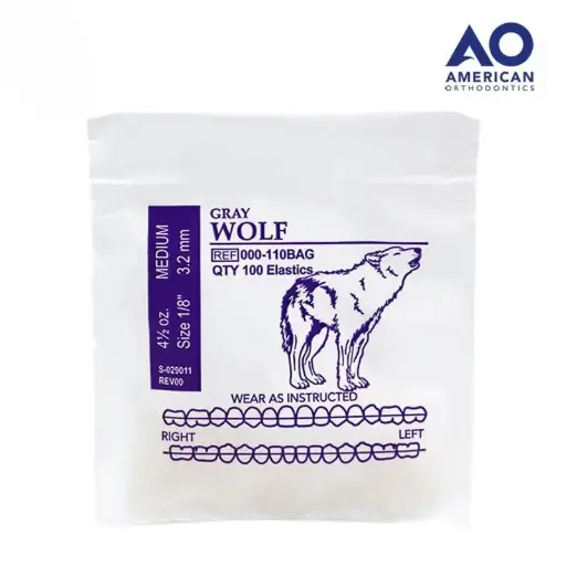 [AOO8000-110] LIGAS INTRAORALES 4.5oz 1/8 LOBO