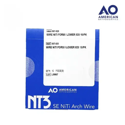 [AO10857-520] ARCO NITI .020 INFERIOR PK CON 10
