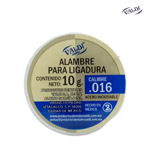 [VALDIRL16] ROLLO LIGADURA METALICA #16 10grs 