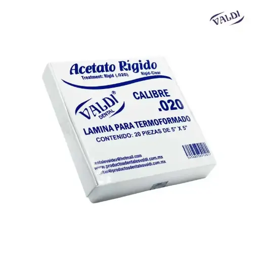 [VALDIACR20] ACETATO RIGIDO NO. 20 VALDI